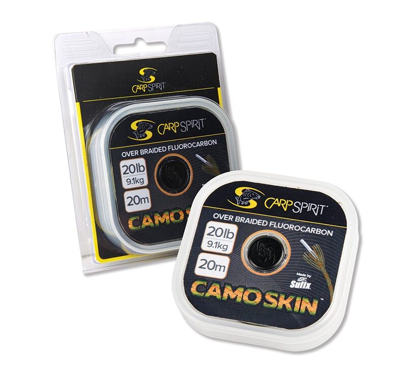 Carp Spirit Camo Skin Overbraided Fluorocarbon 25 lbs