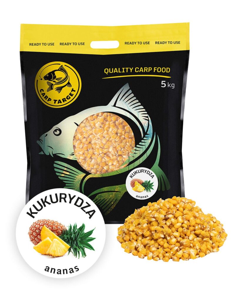 Carp Target Gotowa Kukurydza Wędkarska Ananas 5 kg