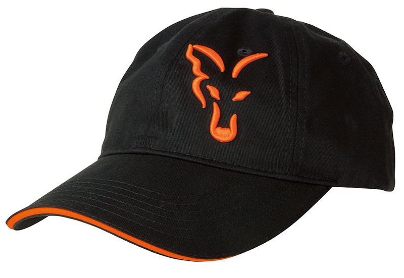 Czapka Fox Black&Orange Baseball Cap