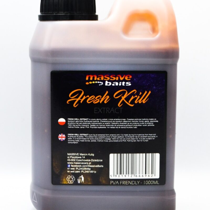 Massive Baits Fresh Krill Extract Liquid 1000 ml