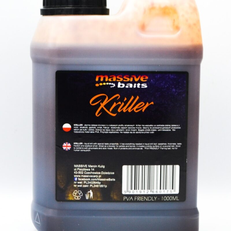 Massive Baits Kriller Liquid 1000 ml