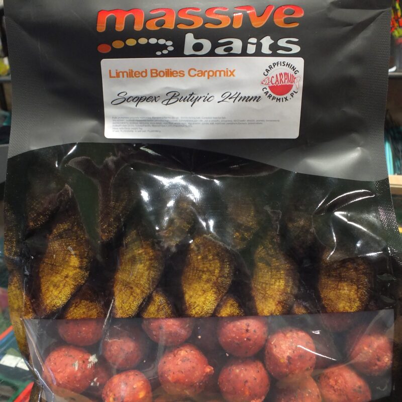 Massive Baits Scopex-Butyric Limited Edition Boilies 1 kg