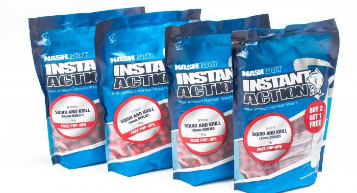 Nash Instant Action Squid & Krill Boilies