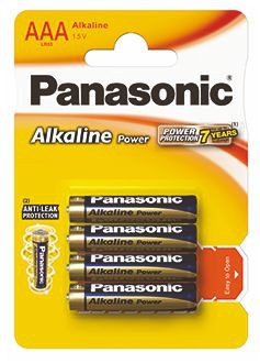 Panasonic Alkaline Power AAA LR03 1