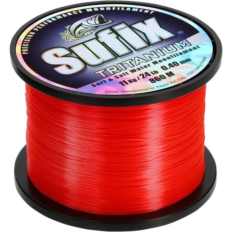 Sufix Tritanium Surf & Salt Monofilament Neon Orange